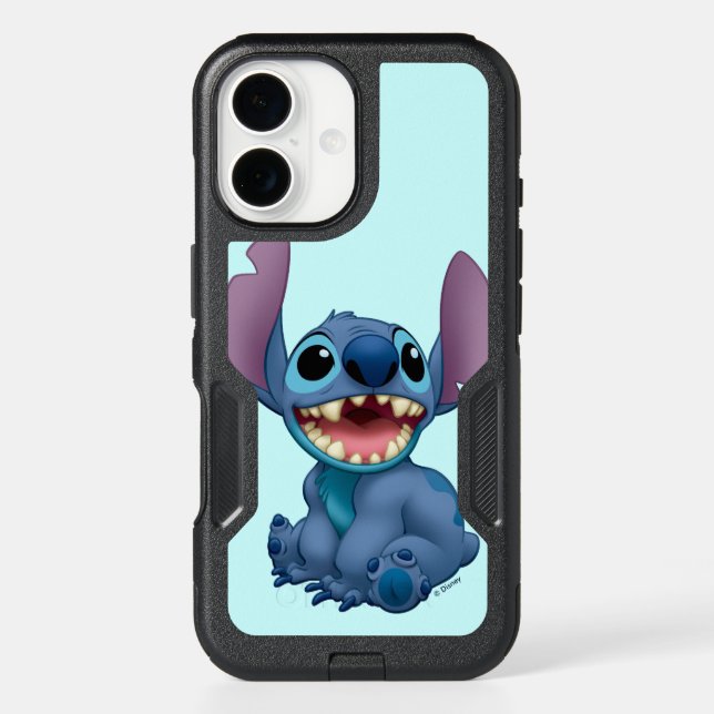 Lilo & Stitch | Stitch Excited Otterbox iPhone Case (Back)