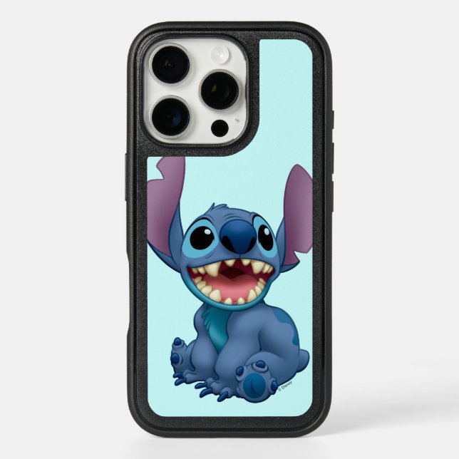 Lilo & Stitch | Stitch Excited Otterbox iPhone Case (Back)