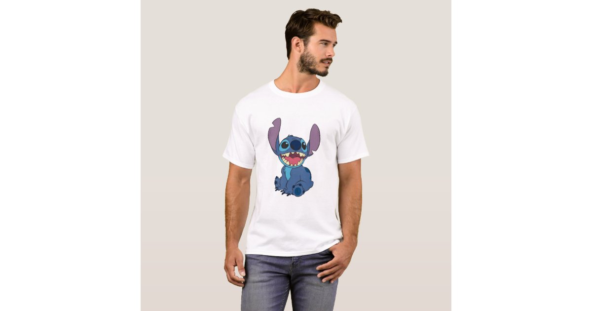 Lilo & Stitch Stitch excited T-Shirt | Zazzle