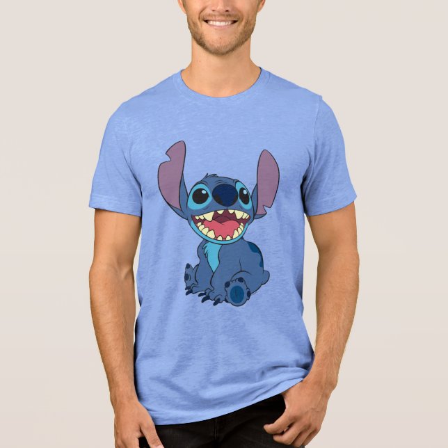 Lilo & Stitch | Stitch Excited Tri-Blend Shirt (Front)