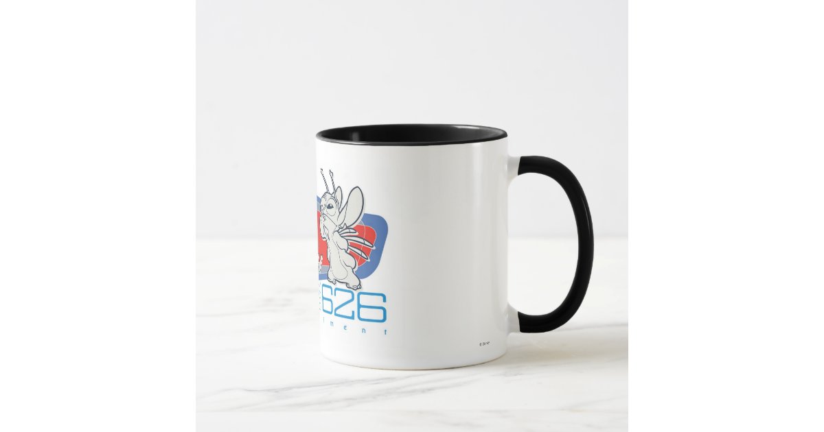 2 DISNEY STITCH 626 Ceramic Coffee Mug Cup NEW