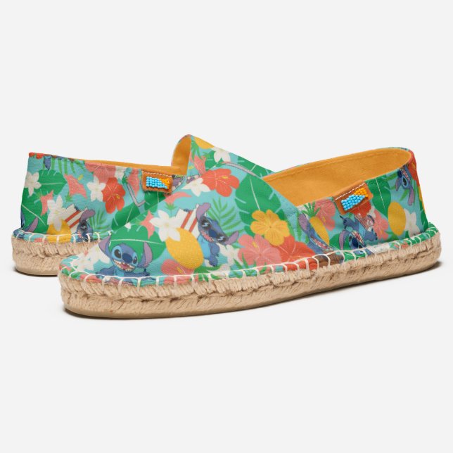 UBUNTU Disney Stitch and Lilo Print Handmade Espadrilles Lilo & Stitch | Stitch Tiki Pattern Espadrilles | Zazzle main image 4
