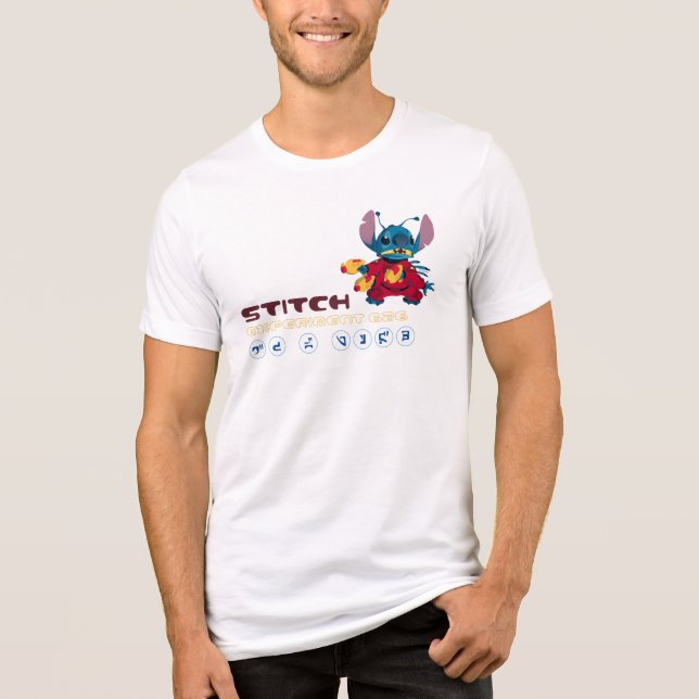 Lilo & Stitch Stitch Logo Tri-Blend Shirt (Front)