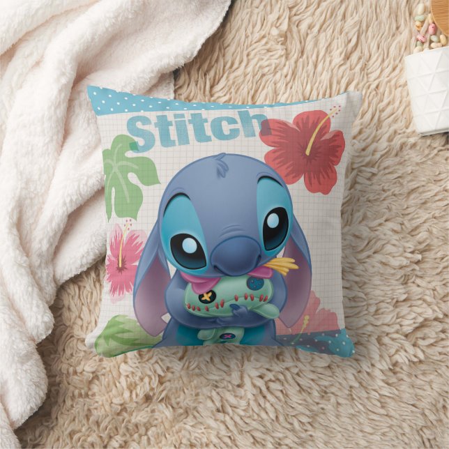 Lilo & Stitch | Stitch & Scrump Throw Pillow (Blanket)