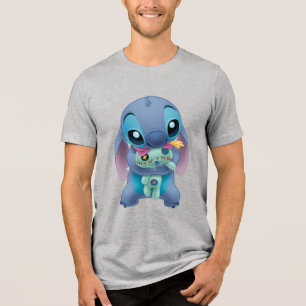 Lilo & Stitch   Stitch & Scrump Tri-Blend Shirt