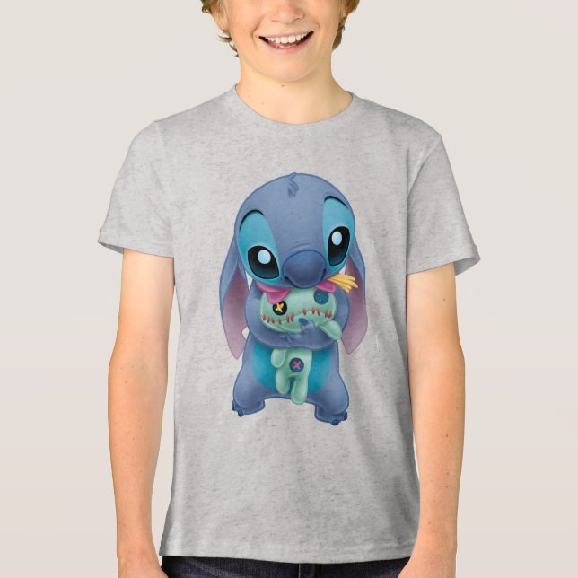 Lilo & Stitch | Stitch & Scrump Tri-Blend Shirt (Front)