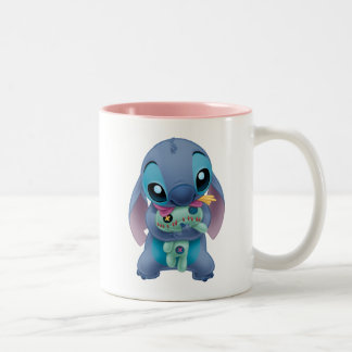 Lilo & Stitch | Stitch & Scrump Two-Tone Coffee Mug
