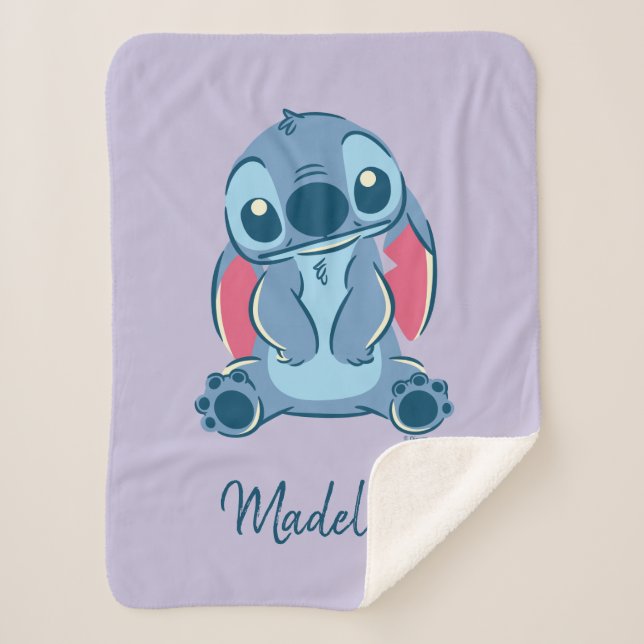 Lilo & Stitch | Stitch Sherpa Blanket (Front)