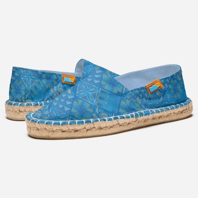 Lilo & Stitch | Stitch Tiki Pattern Espadrilles | Zazzle display picture 2