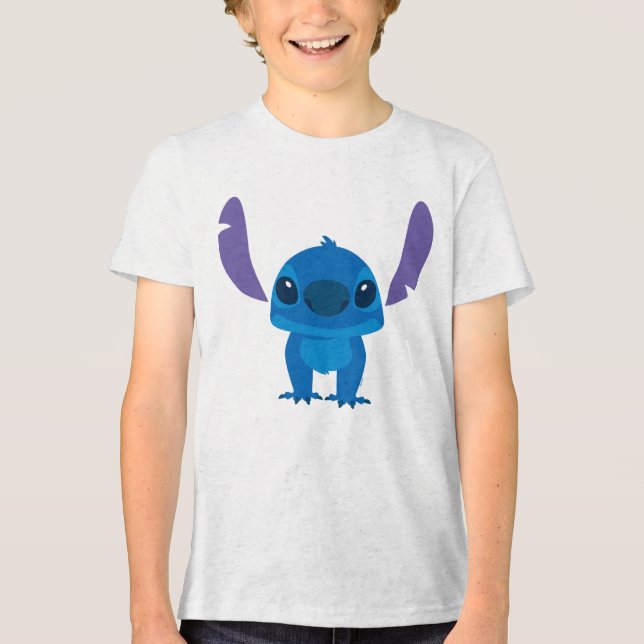 Lilo & Stitch Stitch Tri-Blend Shirt (Front)