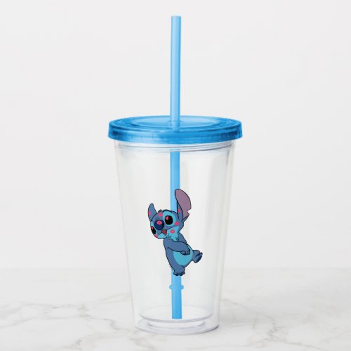 Lilo  Stitch  Stitch Valentine Kisses Acrylic Tumbler