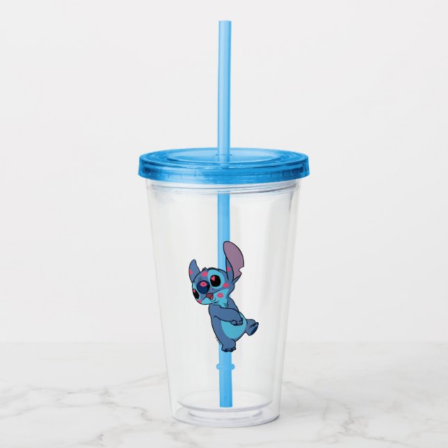 Lilo & Stitch | Stitch Valentine Kisses Acrylic Tumbler (Front)