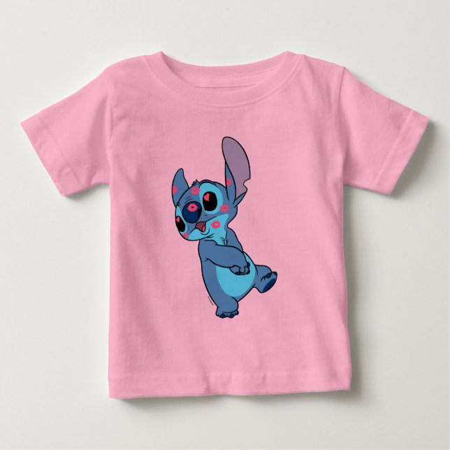 Lilo & Stitch | Stitch Valentine Kisses Baby T-Shirt (Front)