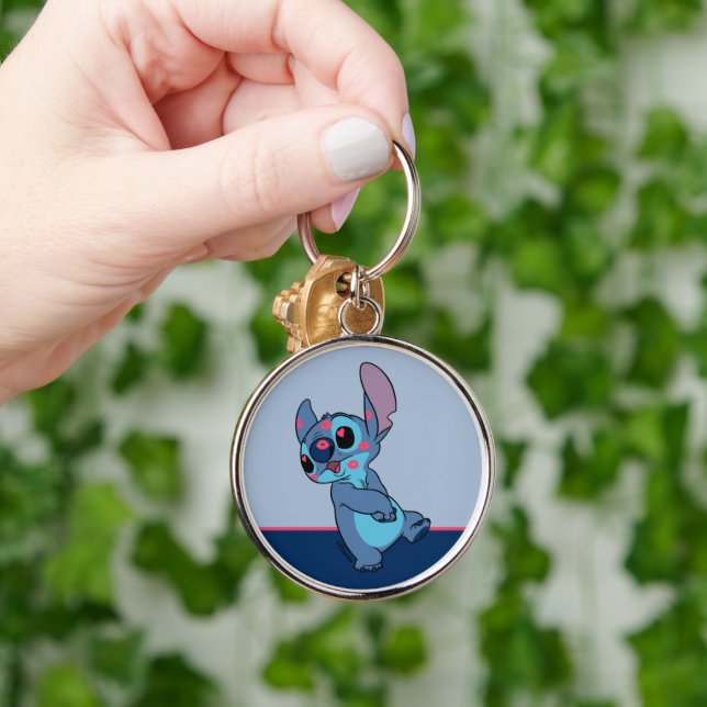 Lilo & Stitch | Stitch Valentine Kisses Keychain (Hand)