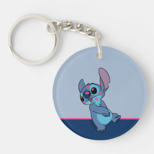 Lilo & Stitch Stitch Valentine Kisses Keychain