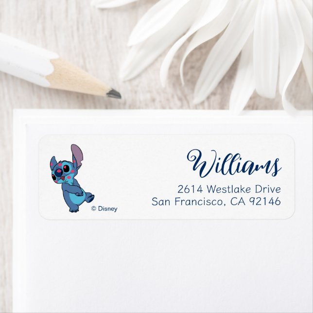 Lilo & Stitch | Stitch Valentine Kisses Label (Insitu)