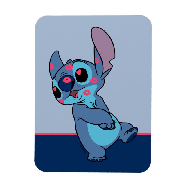 Lilo & Stitch | Stitch Valentine Kisses Magnet (Vertical)
