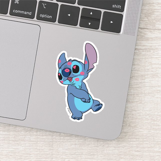 Lilo & Stitch | Stitch Valentine Kisses Sticker (Detail)