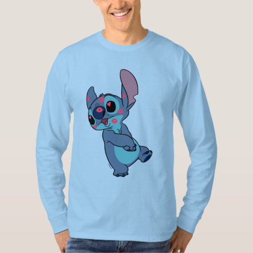 Lilo  Stitch  Stitch Valentine Kisses T_Shirt