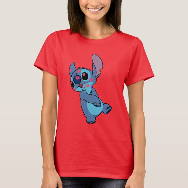 Lilo & Stitch | Stitch Valentine Kisses T-Shirt (Front)