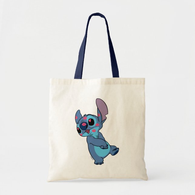 Lilo & Stitch | Stitch Valentine Kisses Tote Bag (Front)