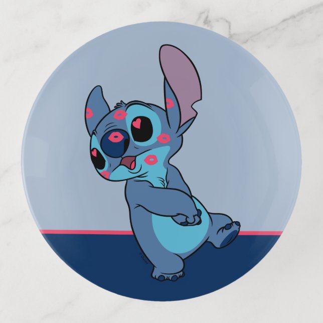 Lilo & Stitch | Stitch Valentine Kisses Trinket Tray (Front)