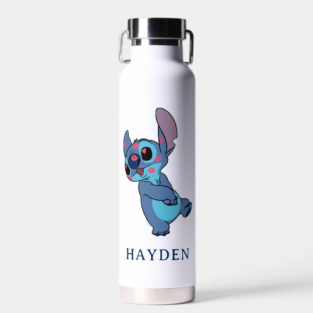 Lilo & Stitch | Stitch Valentine Kisses Water Bottle (Front)