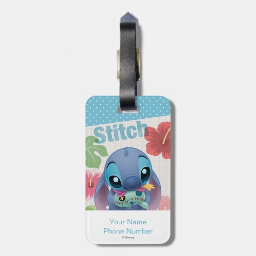 Lilo  Stitch  Stitch with Ugly Doll Luggage Tag