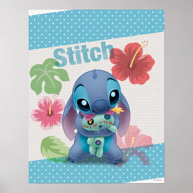 Lilo & Stitch | Stitch with Ugly Doll Poster | Zazzle