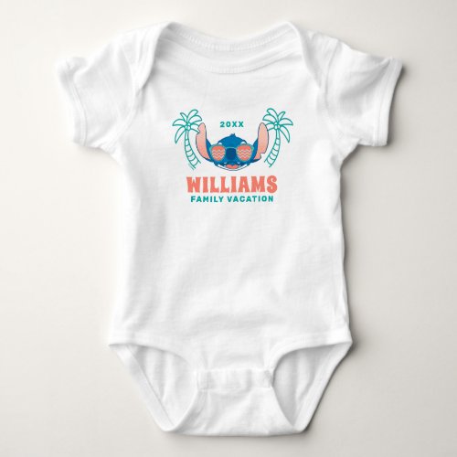 Lilo  Stitch _ Summer Family Vacation  Year Baby Bodysuit
