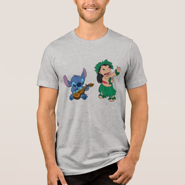 Lilo & Stitch Tri-Blend Shirt (Front)
