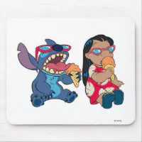 Lilo & Stitch's Pleakley and Jumba Mouse Pad