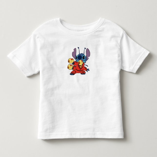 Lilo & Stitch's Stitch with Ray Guns Toddler T-shirt (Front)