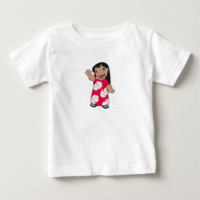 Lilo Waving Baby T-Shirt (Front)