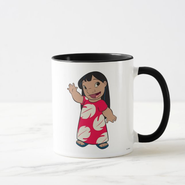 Lilo Waving Mug (Right)