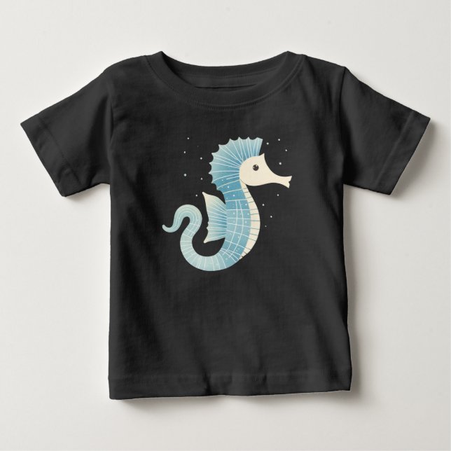 Liltte seahorse baby T-Shirt (Front)