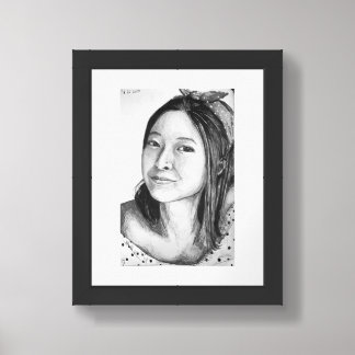 LILY 2 PORTRAIT FRAMED ART