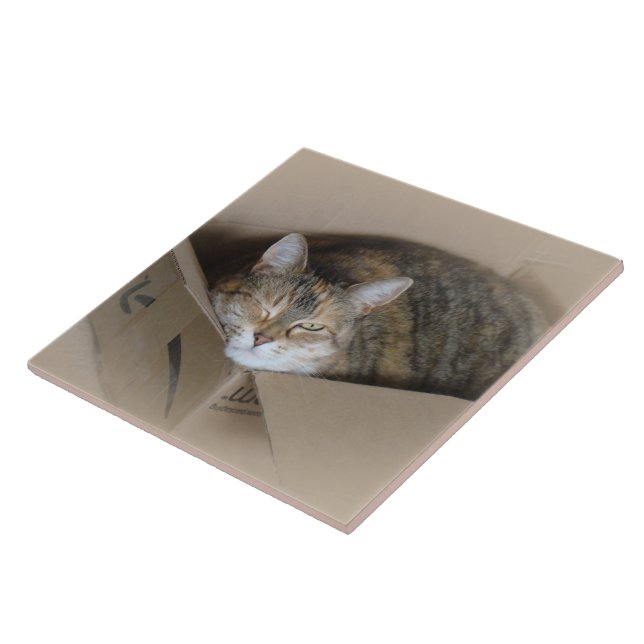 Lily #3 ceramic tile (Side)