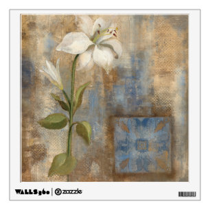 Lily and Tile Wall Decal