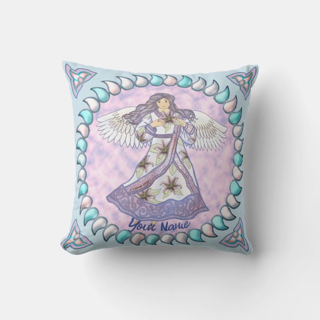 lily  angel   pillow (Front)