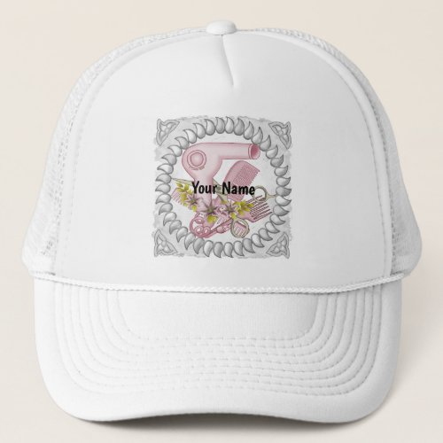 Lily Beauty Parlor  Beautician custom name hat