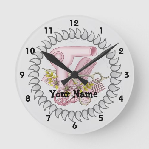 Lily Beauty Parlor Clock