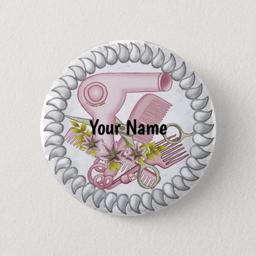 Lily Beauty Parlor   custom name   Button