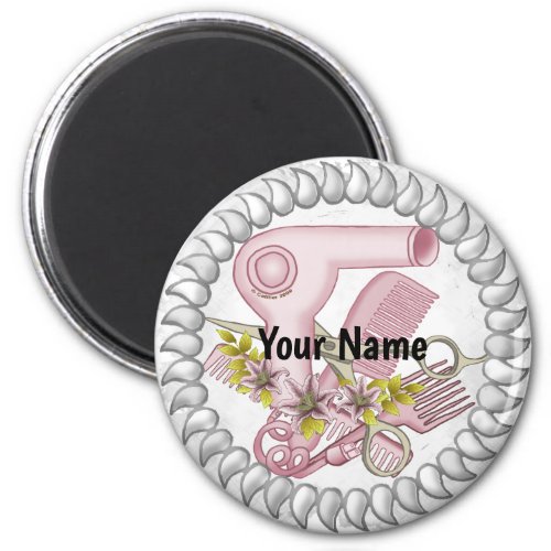 Lily Beauty Parlor custom name  magnet