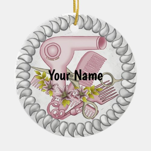 Lily Beauty Parlor custom name ornament