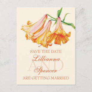 Lily bell fine art Save the Date postcard