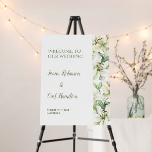 LILY Blossom Elegance Welcome Sign