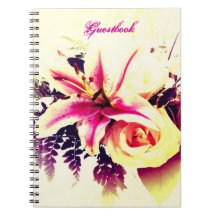 Lily Bouquet - Wedding/ Bridal Shower Guestbook