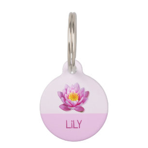 Lily Cat Dog Name Pet ID Tag