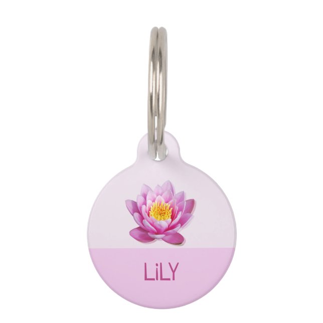 Lily Cat Dog Name Pet ID Tag (Front)